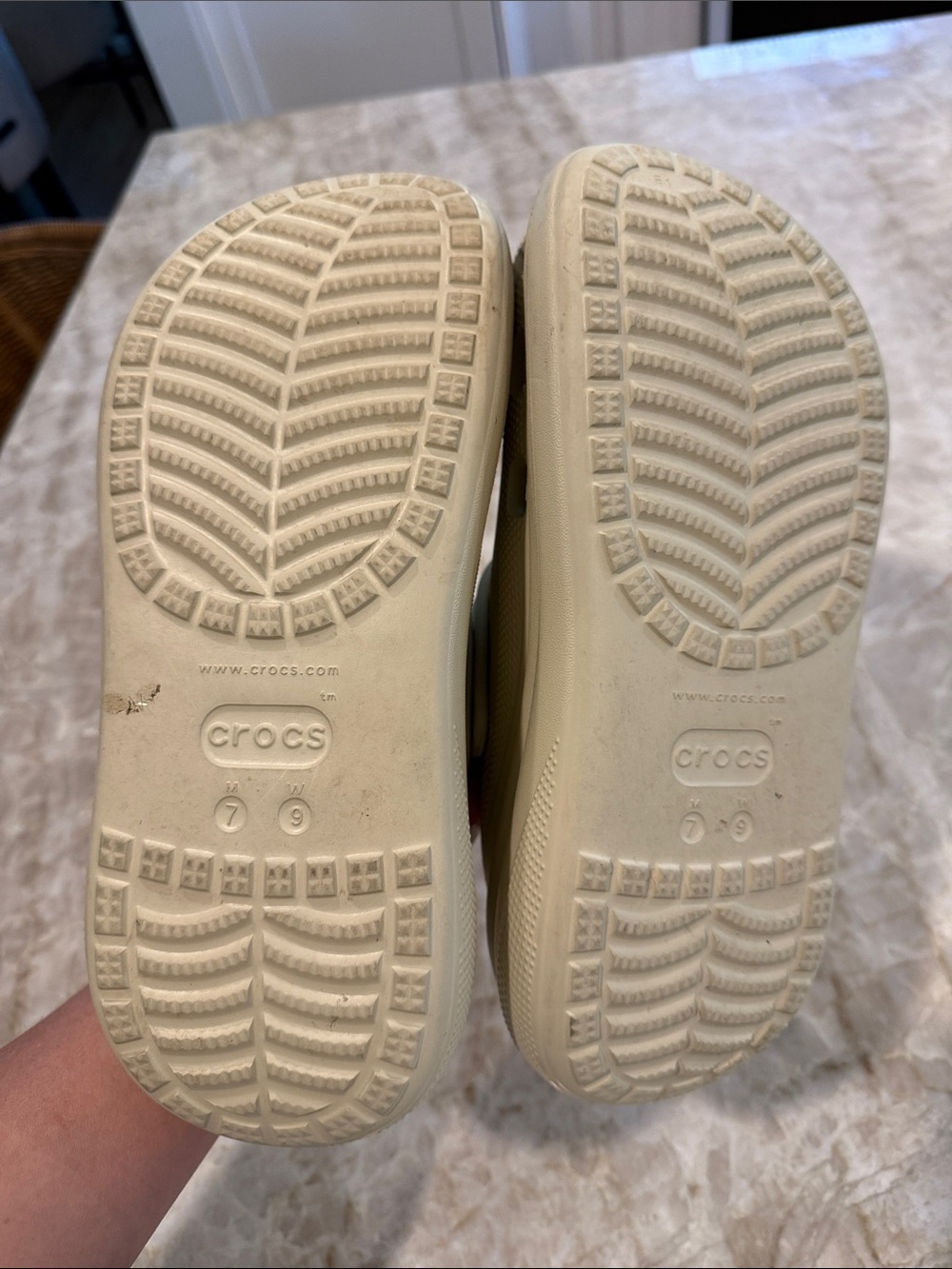 CROCS Platform Clog in Light Beige - Picture 4 of 7